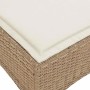 Sofá de jardín reclinable con cojines en forma de L beige de , Sofás de exterior - Ref: Foro24-4108242, Precio: 347,73 €, Des...