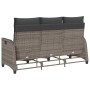 Sofá de jardín reclinable con cojines en forma de L gris de , Sofás de exterior - Ref: Foro24-4108240, Precio: 357,01 €, Desc...
