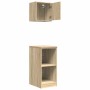 Armarios 2 uds para garaje madera de ingeniería roble sonoma de , Armarios industriales - Ref: Foro24-3328271, Precio: 81,58 ...
