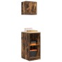 Armarios 2 uds para garaje madera ingeniería roble ahumado de , Armarios industriales - Ref: Foro24-3328273, Precio: 79,70 €,...