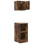 Armarios 2 uds para garaje madera ingeniería roble ahumado de , Armarios industriales - Ref: Foro24-3328273, Precio: 79,70 €,...