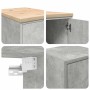 Armarios 2 uds para garaje madera de ingeniería ris hormigón de , Armarios industriales - Ref: Foro24-3328299, Precio: 86,27 ...