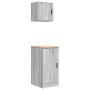 Armarios 2 uds para garaje madera ingeniería gris sonoma de , Armarios industriales - Ref: Foro24-3328301, Precio: 87,02 €, D...