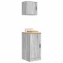 Armarios 2 uds para garaje madera ingeniería gris sonoma de , Armarios industriales - Ref: Foro24-3328301, Precio: 87,02 €, D...