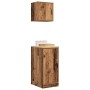 Armarios 2 uds para garaje madera ingeniería antigua madera de , Armarios industriales - Ref: Foro24-3328303, Precio: 89,41 €...