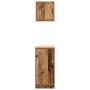 Armarios 2 uds para garaje madera ingeniería antigua madera de , Armarios industriales - Ref: Foro24-3328303, Precio: 89,41 €...
