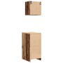 Armarios 2 uds para garaje madera ingeniería antigua madera de , Armarios industriales - Ref: Foro24-3328303, Precio: 89,41 €...