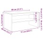 Mueble para TV madera contrachapada envejecida 80x40x40 cm de , Muebles TV - Ref: Foro24-859116, Precio: 43,61 €, Descuento: %