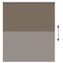 Estor Enrollable Opaco Color Café 135x130 cm Tela Ancho 131,6cm de , Persianas y estores - Ref: Foro24-4010979, Precio: 28,97...