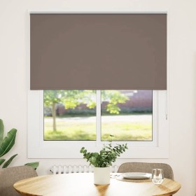 Estor Enrollable Opaco Color Café 140x150 cm Tela Ancho 136,6cm de , Persianas y estores - Ref: Foro24-4011006, Precio: 27,59...