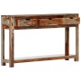 Mesa consola con 3 cajones madera maciza acacia 120x30x75cm en Mesas auxiliares | Comprar online en Foru.es