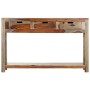 Mesa consola con 3 cajones madera maciza acacia 120x30x75cm en Mesas auxiliares | Comprar online en Foru.es
