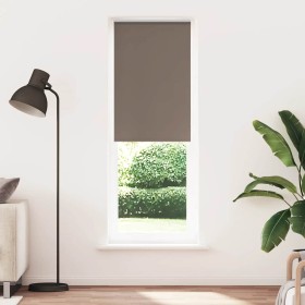 Estor Enrollable Opaco Color Café 75x230cm Tela Ancho 70,7cm de , Persianas y estores - Ref: Foro24-4011071, Precio: 18,76 €,...