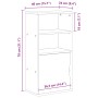 Mueble auxiliar ODDA blanco 40x24x79 cm madera maciza de pino de , Aparadores - Ref: Foro24-4103596, Precio: 58,47 €, Descuen...