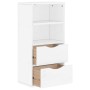 Mueble auxiliar con cajones ODDA blanco 40x24x79 cm madera pino de , Aparadores - Ref: Foro24-4103594, Precio: 64,40 €, Descu...