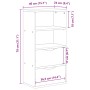 Mueble auxiliar con cajones ODDA blanco 40x24x79 cm madera pino de , Aparadores - Ref: Foro24-4103594, Precio: 64,40 €, Descu...