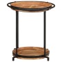 Mesa auxiliar madera maciza de acacia Ø55x60 cm de , Mesas auxiliares - Ref: Foro24-4013512, Precio: 74,60 €, Descuento: %