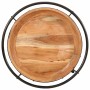 Mesa auxiliar madera maciza de acacia Ø55x60 cm de , Mesas auxiliares - Ref: Foro24-4013512, Precio: 74,60 €, Descuento: %