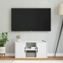 Mueble de TV ODDA madera maciza de pino blanco 79x24x40 cm de , Muebles TV - Ref: Foro24-4103604, Precio: 62,04 €, Descuento: %