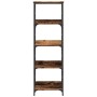 Estantería de madera ingeniería madera envejecida 50x33x153 cm de , Librerías y estanterías - Ref: Foro24-857468, Precio: 73,...