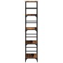Estantería de madera ingeniería madera envejecida 50x33x153 cm de , Librerías y estanterías - Ref: Foro24-857468, Precio: 73,...