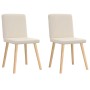 Sillas de comedor 2 unidades lino de , Sillas de comedor - Ref: Foro24-4101208, Precio: 107,11 €, Descuento: %