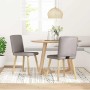 Sillas de comedor 2 unidades tela gris taupé de , Sillas de comedor - Ref: Foro24-4101203, Precio: 101,95 €, Descuento: %