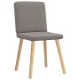Sillas de comedor 2 unidades tela gris taupé de , Sillas de comedor - Ref: Foro24-4101203, Precio: 101,95 €, Descuento: %