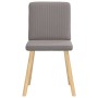 Sillas de comedor 2 unidades tela gris taupé de , Sillas de comedor - Ref: Foro24-4101203, Precio: 101,95 €, Descuento: %