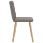 Sillas de comedor 2 unidades tela gris taupé de , Sillas de comedor - Ref: Foro24-4101203, Precio: 101,95 €, Descuento: %