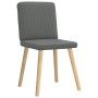 Sillas de comedor 2 unidades tela gris oscuro de , Sillas de comedor - Ref: Foro24-4101198, Precio: 101,95 €, Descuento: %