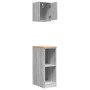 Armarios 2 uds para garaje madera ingeniería gris sonoma de , Armarios industriales - Ref: Foro24-3328265, Precio: 69,79 €, D...