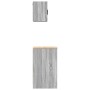 Armarios 2 uds para garaje madera ingeniería gris sonoma de , Armarios industriales - Ref: Foro24-3328265, Precio: 69,79 €, D...