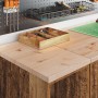 Armarios 2 uds para garaje madera ingeniería antigua madera de , Armarios industriales - Ref: Foro24-3328267, Precio: 67,77 €...