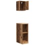 Armarios 2 uds para garaje madera ingeniería antigua madera de , Armarios industriales - Ref: Foro24-3328267, Precio: 67,77 €...