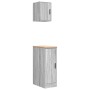 Armarios 2 uds para garaje madera ingeniería gris sonoma de , Armarios industriales - Ref: Foro24-3328292, Precio: 75,26 €, D...