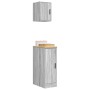 Armarios 2 uds para garaje madera ingeniería gris sonoma de , Armarios industriales - Ref: Foro24-3328292, Precio: 75,26 €, D...