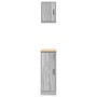Armarios 2 uds para garaje madera ingeniería gris sonoma de , Armarios industriales - Ref: Foro24-3328292, Precio: 75,26 €, D...
