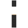 Armarios 2 uds para garaje madera de ingeniería negro de , Armarios industriales - Ref: Foro24-3328315, Precio: 95,26 €, Desc...