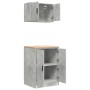 Armarios 2 uds para garaje madera de ingeniería ris hormigón de , Armarios industriales - Ref: Foro24-3328308, Precio: 142,70...