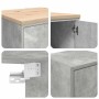 Armarios 2 uds para garaje madera de ingeniería ris hormigón de , Armarios industriales - Ref: Foro24-3328308, Precio: 142,70...