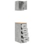 Armarios 2 uds para garaje madera de ingeniería ris hormigón de , Armarios industriales - Ref: Foro24-3328317, Precio: 100,01...