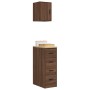 Armarios 2 uds para garaje madera ingeniería marrón roble de , Armarios industriales - Ref: Foro24-3328320, Precio: 92,88 €, ...
