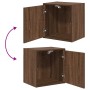 Armarios 2 uds para garaje madera ingeniería marrón roble de , Armarios industriales - Ref: Foro24-3328329, Precio: 106,41 €,...