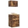 Armarios 2 uds para garaje madera ingeniería roble ahumado de , Armarios industriales - Ref: Foro24-3328336, Precio: 145,95 €...