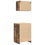 Armarios 2 uds para garaje madera ingeniería roble ahumado de , Armarios industriales - Ref: Foro24-3328336, Precio: 145,95 €...