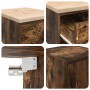 Armarios 2 uds para garaje madera ingeniería roble ahumado de , Armarios industriales - Ref: Foro24-3328336, Precio: 145,95 €...