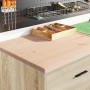 Armarios 2 uds para garaje madera de ingeniería roble sonoma de , Armarios industriales - Ref: Foro24-3328334, Precio: 132,51...