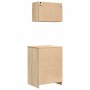 Armarios 2 uds para garaje madera de ingeniería roble sonoma de , Armarios industriales - Ref: Foro24-3328334, Precio: 132,51...