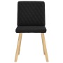 Sillas de comedor 4 unidades tela negras de , Sillas de comedor - Ref: Foro24-3315223, Precio: 200,17 €, Descuento: %